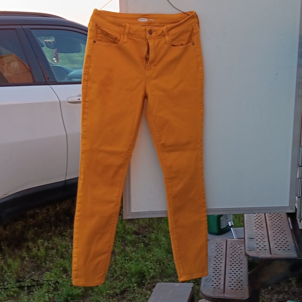 Old navy size 8 jeans rock summer squash